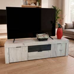 Mueble Tv 180 cm Artic/Ceniza